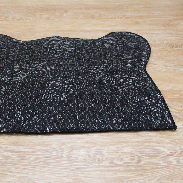 Cute Cartoon Black Bear Bathroom Mat