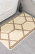 Feblilac Geometric Lines Tufted Bath Mat