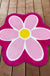 Feblilac Lovely Pink Daisy Flower Bathroom Mat Area Rug