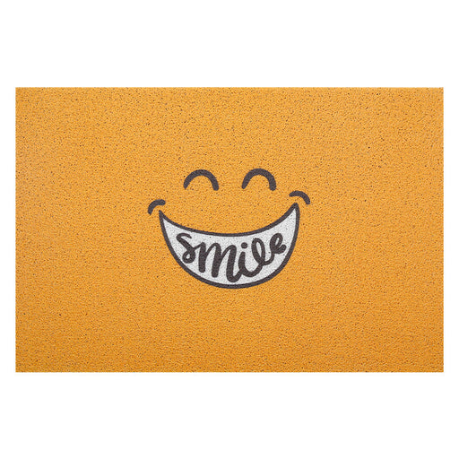 Yellow Smile Door Mat