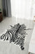 Feblilac Irregular Big Zebra Style Artificial Furs Area Rug