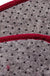 Feblilac Rectangular Solid Wine Red Tufted Bath Mat