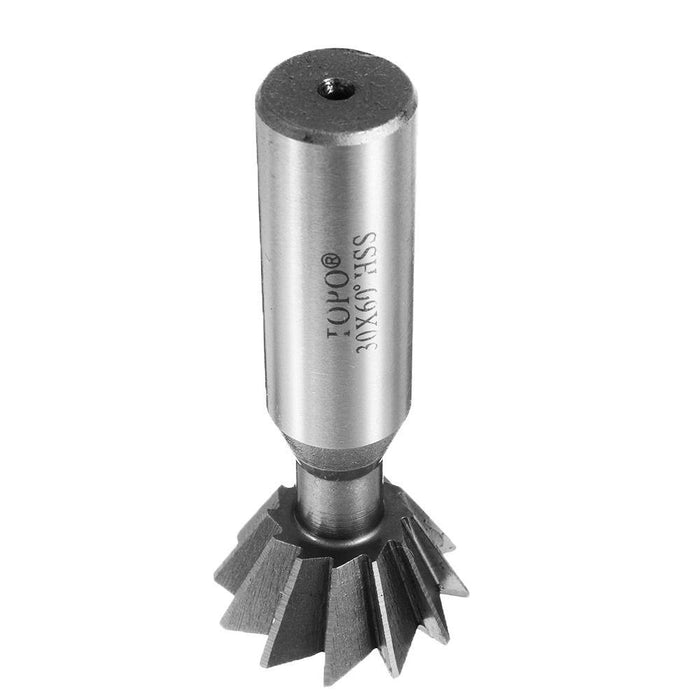 Drillpro 60 Degree 8-35mm Dovetail Groove HSS Straight Shank Slot Milling Cutter End Mill CNC Bit