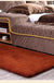 Feblilac Rectangular Solid Brown Thickened Tufted Bath Mat