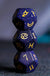 Blue Sand Star Dice Set Of 3