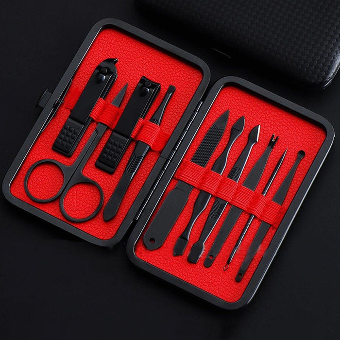 7/10/12/16/18pcs Finger Nail Clipper Portable Pedicure Manicure Set Nail Kits