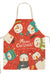 Christmas Themed Linen Apron