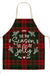 Christmas Themed Linen Apron