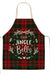 Christmas Themed Linen Apron