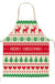 Christmas Themed Linen Apron