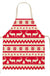 Christmas Themed Linen Apron