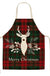 Christmas Themed Linen Apron