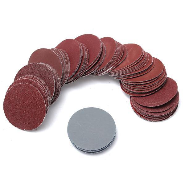 100pcs 2 Inch 50mm Sander Disc 80 to 3000 Grit Sanding Polishing Pad Sandpaper