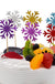 Glitter Snowflake New Year Party Cake Toppers 20 pcs Set