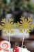 Glitter Snowflake New Year Party Cake Toppers 20 pcs Set