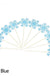 Glitter Snowflake New Year Party Cake Toppers 20 pcs Set