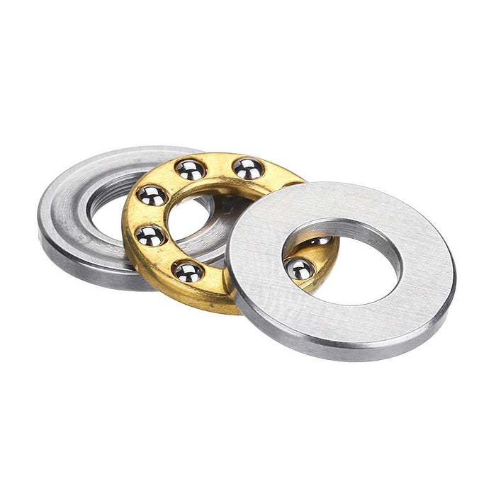 Machifit 5pcs Flat Thrust Ball Bearing ID. 2.5/3/4/6/7/8mm Mini Miniature Bearings F25-6 F3-8 F4-10