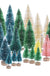 Colorful Desktop Christmas Trees 5 Pcs Set