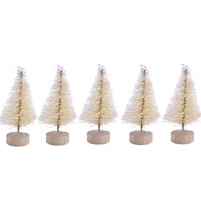 Colorful Desktop Christmas Trees 5 Pcs Set