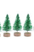 Colorful Desktop Christmas Trees 5 Pcs Set