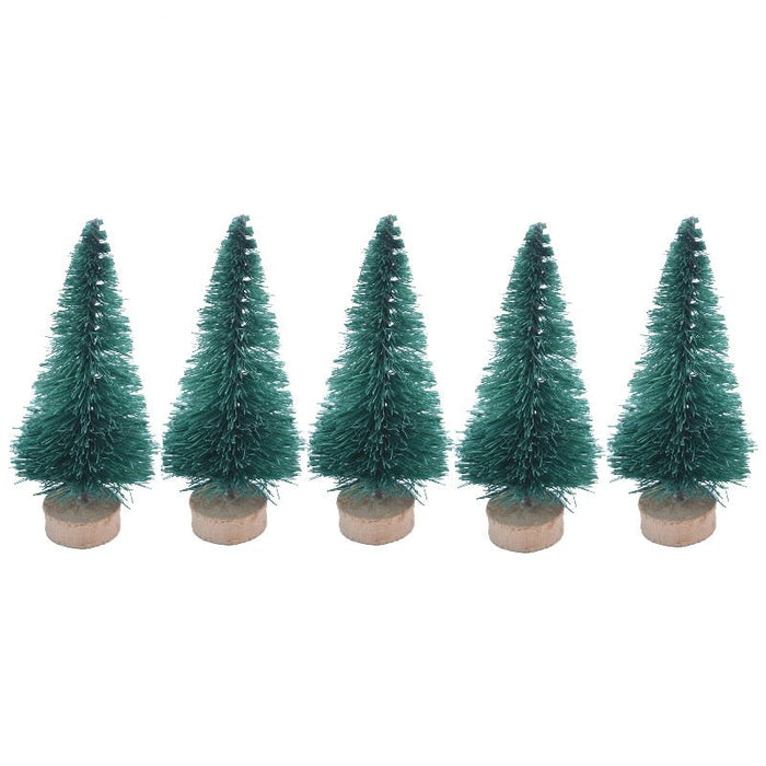 Colorful Desktop Christmas Trees 5 Pcs Set