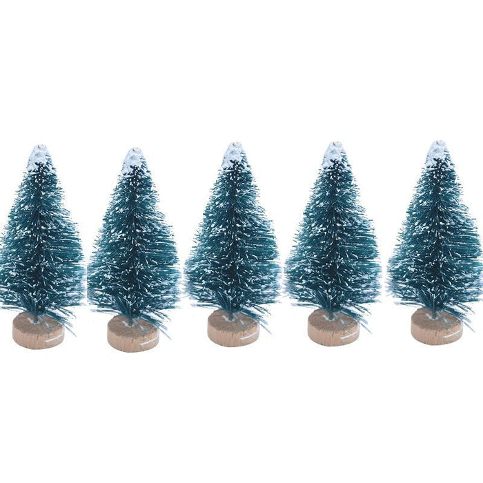 Colorful Desktop Christmas Trees 5 Pcs Set