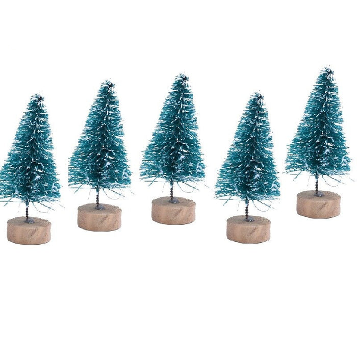 Colorful Desktop Christmas Trees 5 Pcs Set