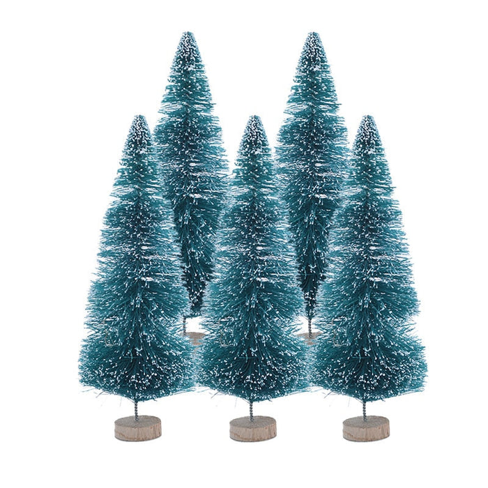 Colorful Desktop Christmas Trees 5 Pcs Set