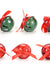 Multicolor Metal Jingle Bells With Ribbon