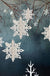 3D Snowflake Hanging Ornaments 6 pcs/Set