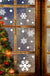 Christmas Snowflake Window Stickers 48 Pcs Set