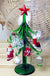 Glass Tree Plant Christmas Decoration Figurine