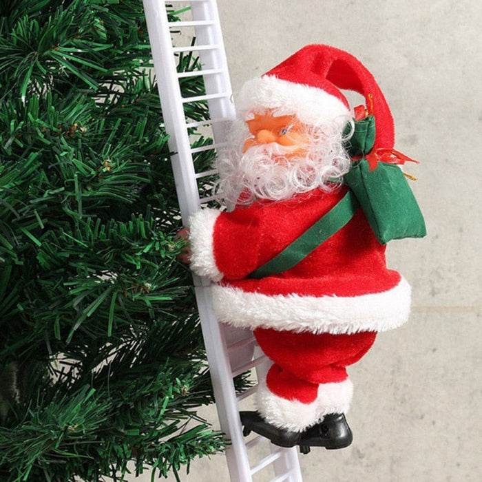 Musical Santa Claus Hanging Christmas Decoration