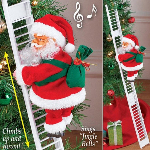 Musical Santa Claus Hanging Christmas Decoration