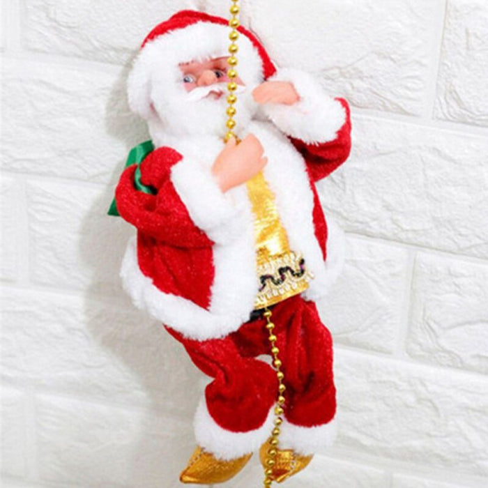 Musical Santa Claus Hanging Christmas Decoration