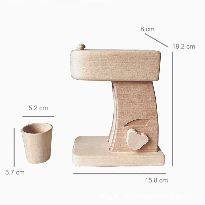 Children's Kitchen Toy Log Coffee Machine