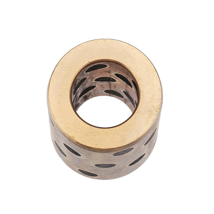 Machifit LM/8/10/12/16UU Linear Bearing Oil Free Bushing Round Graphite Copper Sleeve Slide Bearing