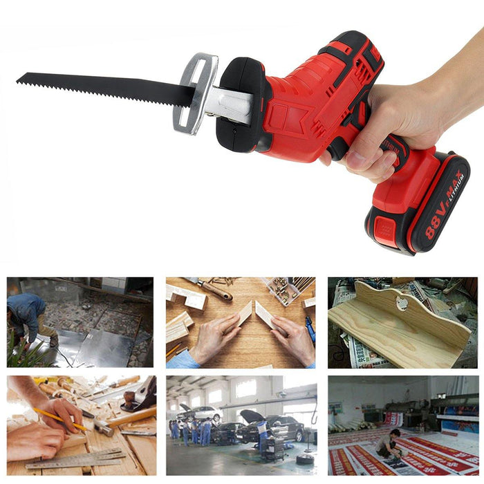 88VF Electric Reciprocating Saws Outdoor Woodworking Cordless Portable Saw With Blade