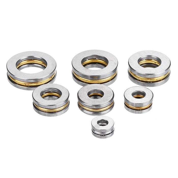 Machifit 5pcs Flat Thrust Ball Bearing ID. 2.5/3/4/6/7/8mm Mini Miniature Bearings F25-6 F3-8 F4-10