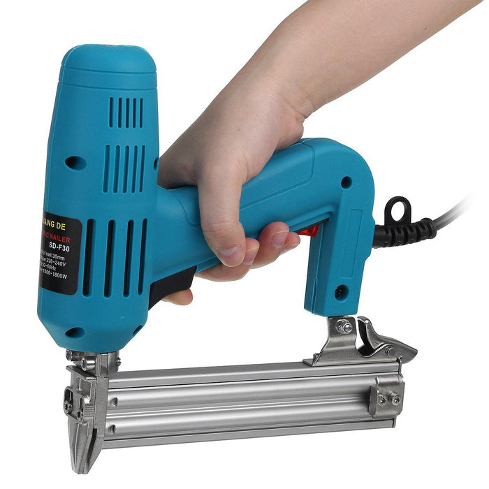 1800W Electric Straight Nail Staple Guns Heavy-Duty Woodworking Staple Machine