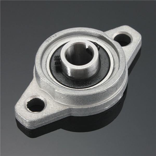 Machifit 8/10/12/15/17mm Bore Diameter Zinc Alloy Pillow Block Flange Linear Bearing KFL Series CNC