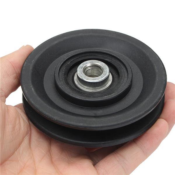 90mm Nylon Bearing Pulley Wheel 3.5" Cable Gym Fitness Equipment Part