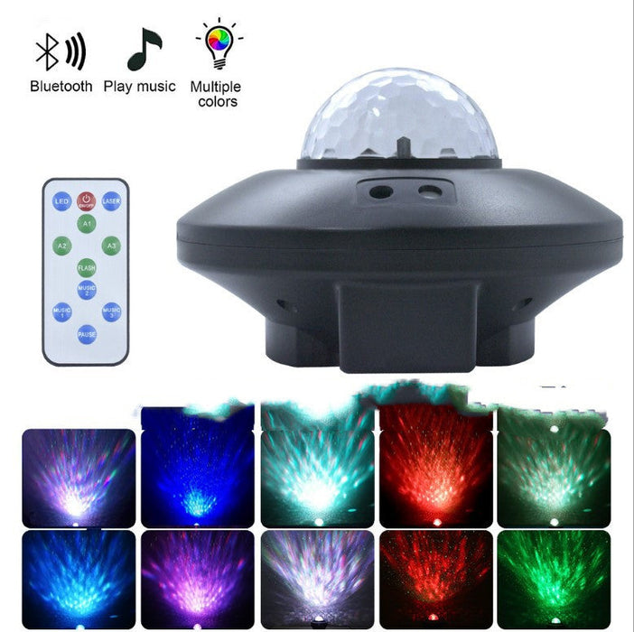 Bluetooth starry sky watermark light voice control laser laser light