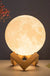 D5 8Cm Moon Lamp LED Night Light Battery Powered with Stand Starry Lamp Bedroom Decor Night Lights Kids Gift Moon Lamp Xmas Gift