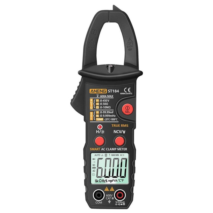 ANENG ST184 Digital Multimeter Clamp Meter True RMS 6000 Counts Professional Measuring Testers AC/DC Voltage AC Current Ohm