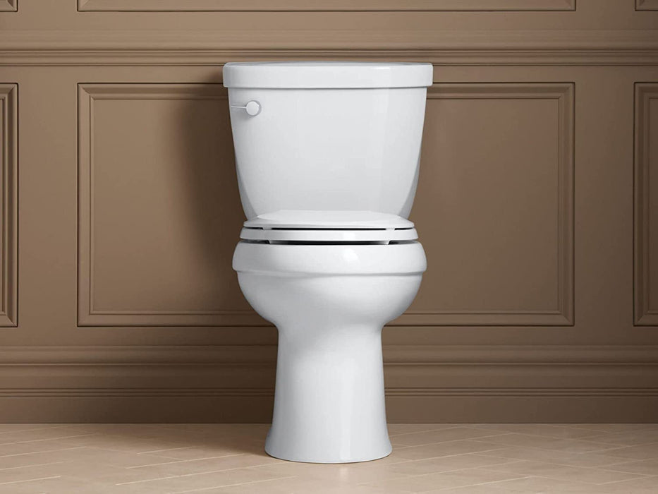 K-4636-7 Cachet Elongated, Grip-Tight Bumpers, Quiet-Close Release Hinges, Quick-Attach Hardware, No Slam Toilet Seat, Black