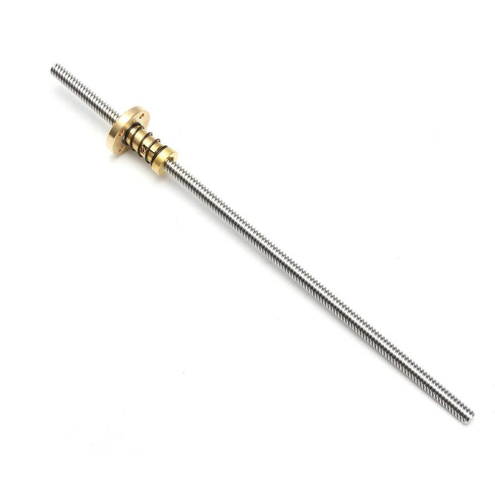 Machifit T8 300mm Lead Screw 8mm Lead with Anti-Backlash Nut CNC Parts