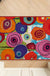 Feblilac Colorful Flowers Garden Fluff Nylon Door Mat @Joy's design