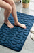 Feblilac Solid Cobblestone Coral Fleece Bathmat