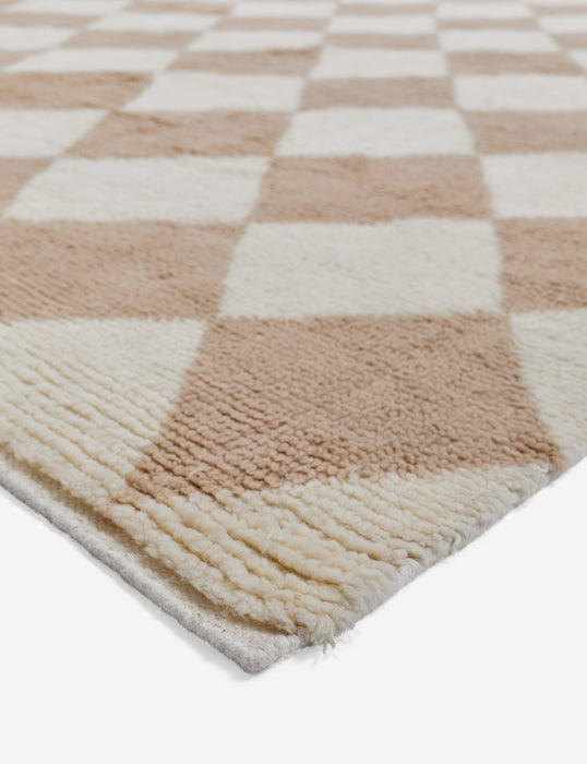 Cariad Hand-Knotted Wool Moroccan Shag Rug